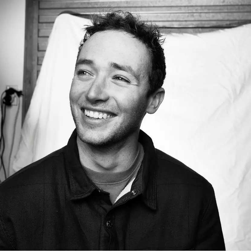 Black and white headshot of Mitchell Davern.